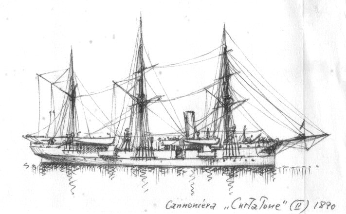 1890 - Cannoniera 'Curtatone' II